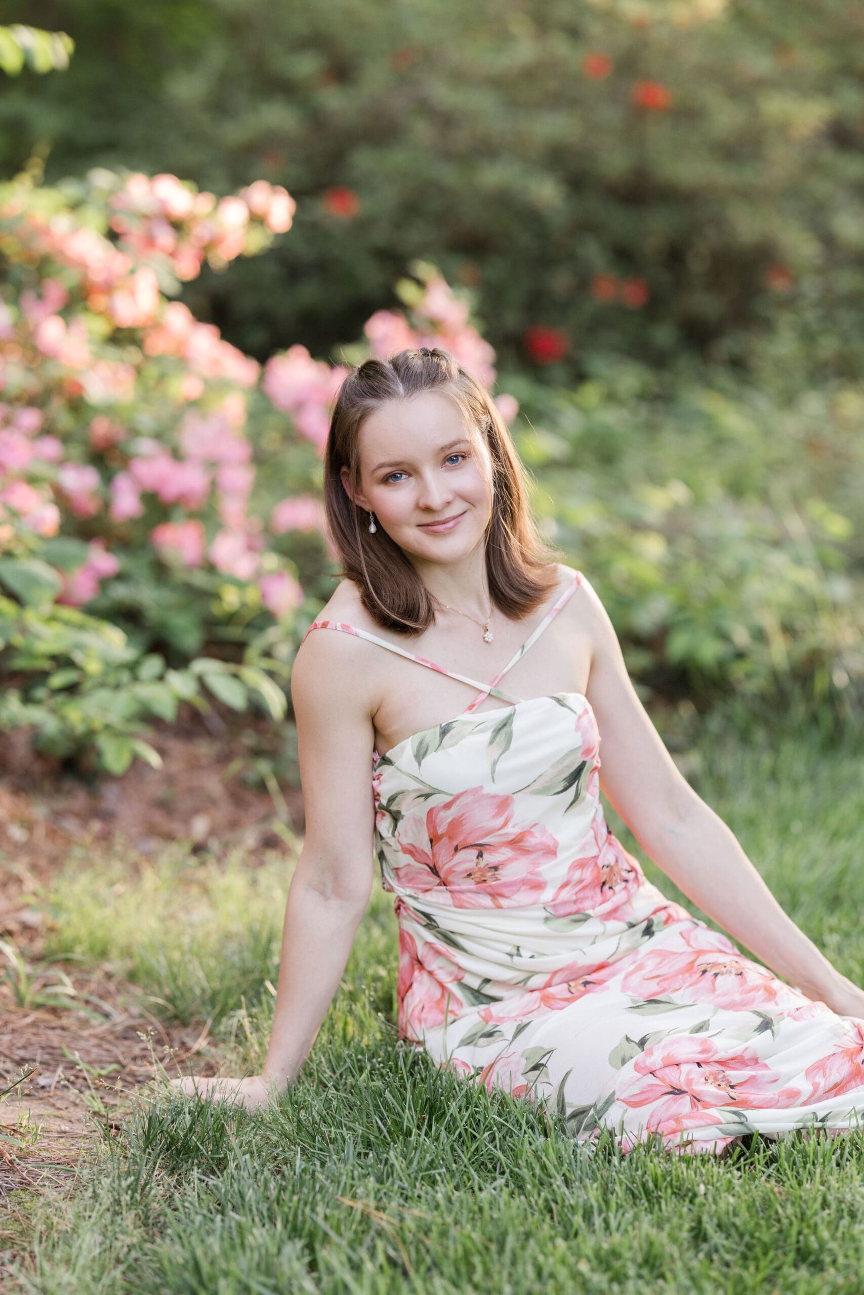 Soft golden light on Jessica in Rock Hill, NC